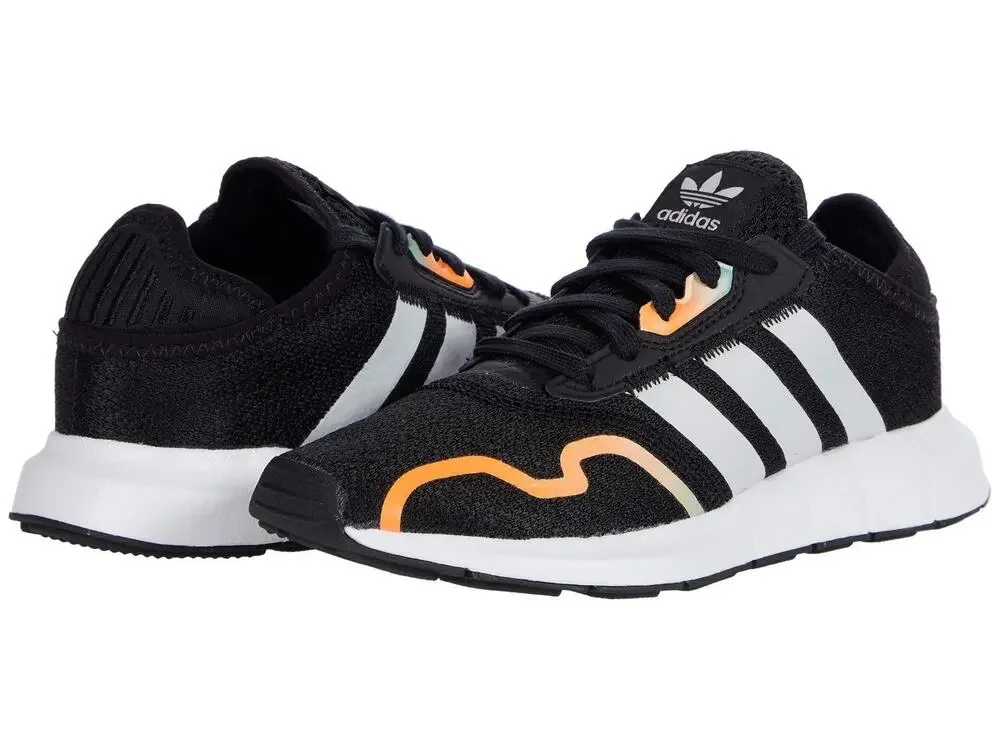 ADIDAS SWIFT RUN X (BIG KID) BLACK/GREY ONE/HAZY GREEN 6.5 BIG KID M